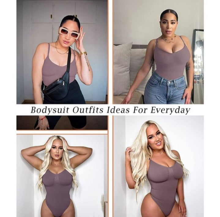 Shapewear Bodysuit Women Tummy Control Body Shaper Seamless Sculpting Thong